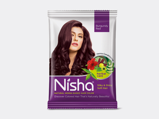 Best Herbal Nisha Hair Color Powder, Natural Henna Based Hair Color