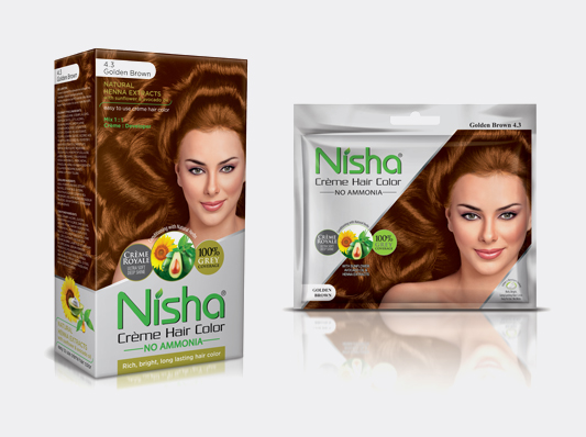 Nisha Henna Based Hair Color Natural Brown Pack of 8 120 gm Online in  India Buy at Best Price from Firstcrycom  9634554